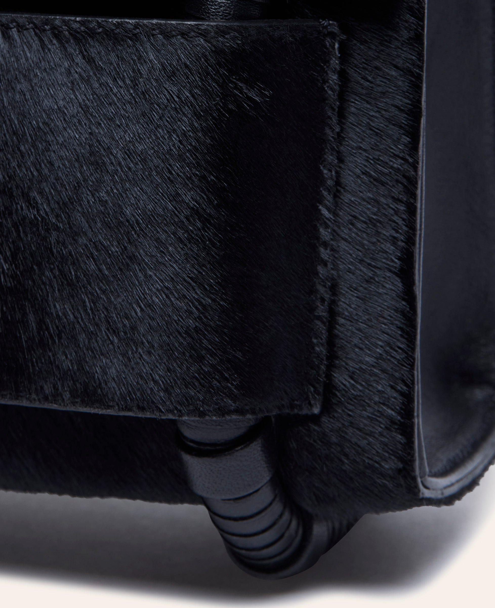 Chua Daughter Handbag in Black Fuzz