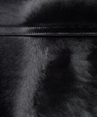 KUN HONG Mother Satchel in Black Fuzz, Close-up of KUN HONG the CHUA collection Handbags Mother Satchel Daughter Mini 